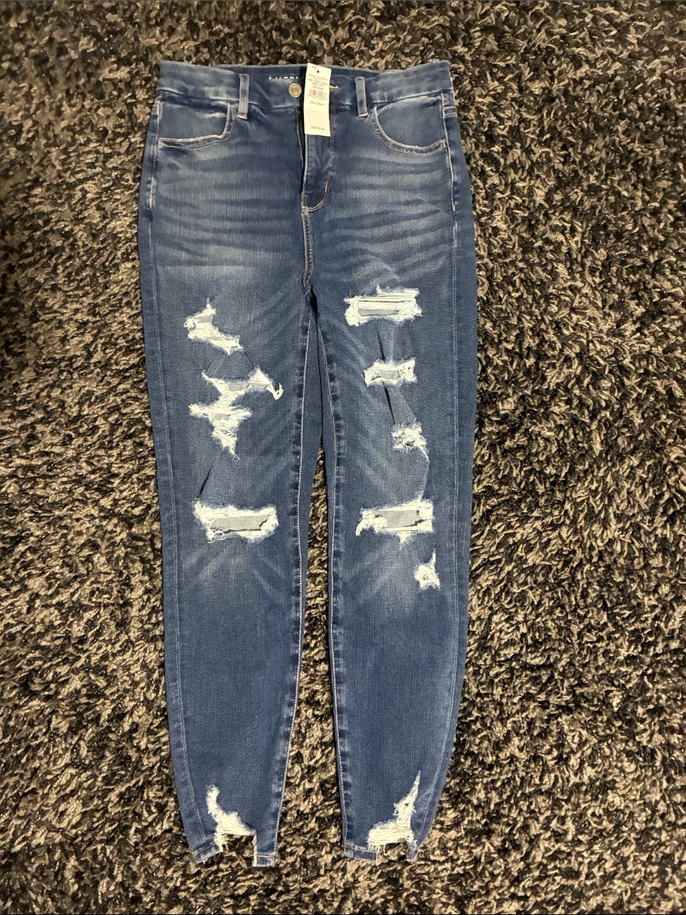 NWT American Eagle the dream Jean, curvy, super high rise Jegging